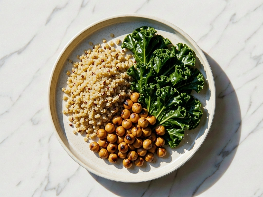 Świeże produkty spożywcze na talerzu